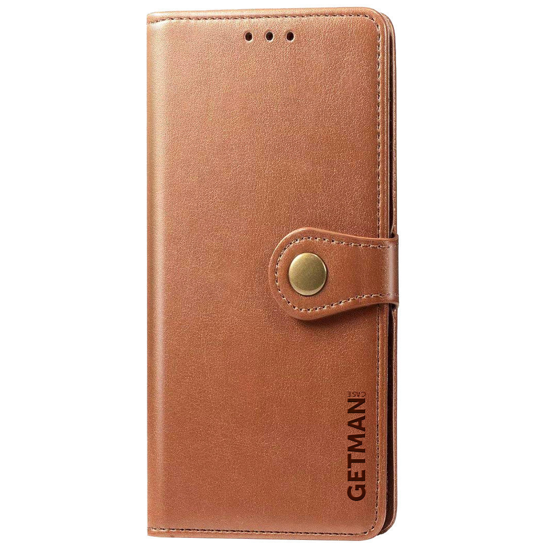 Книжка Getman Gallant для Xiaomi Redmi 13 4G/Poco M6 4G коричнева-0